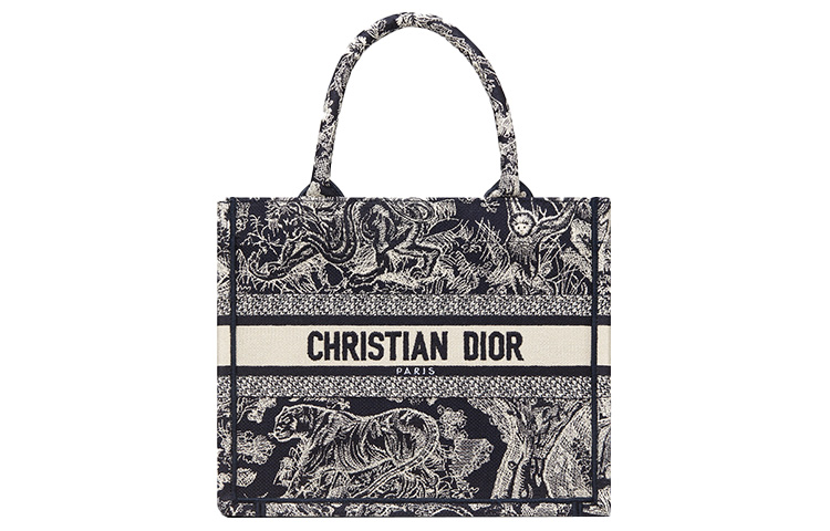 

DIOR Маленькая сумка тоут с вышивкой