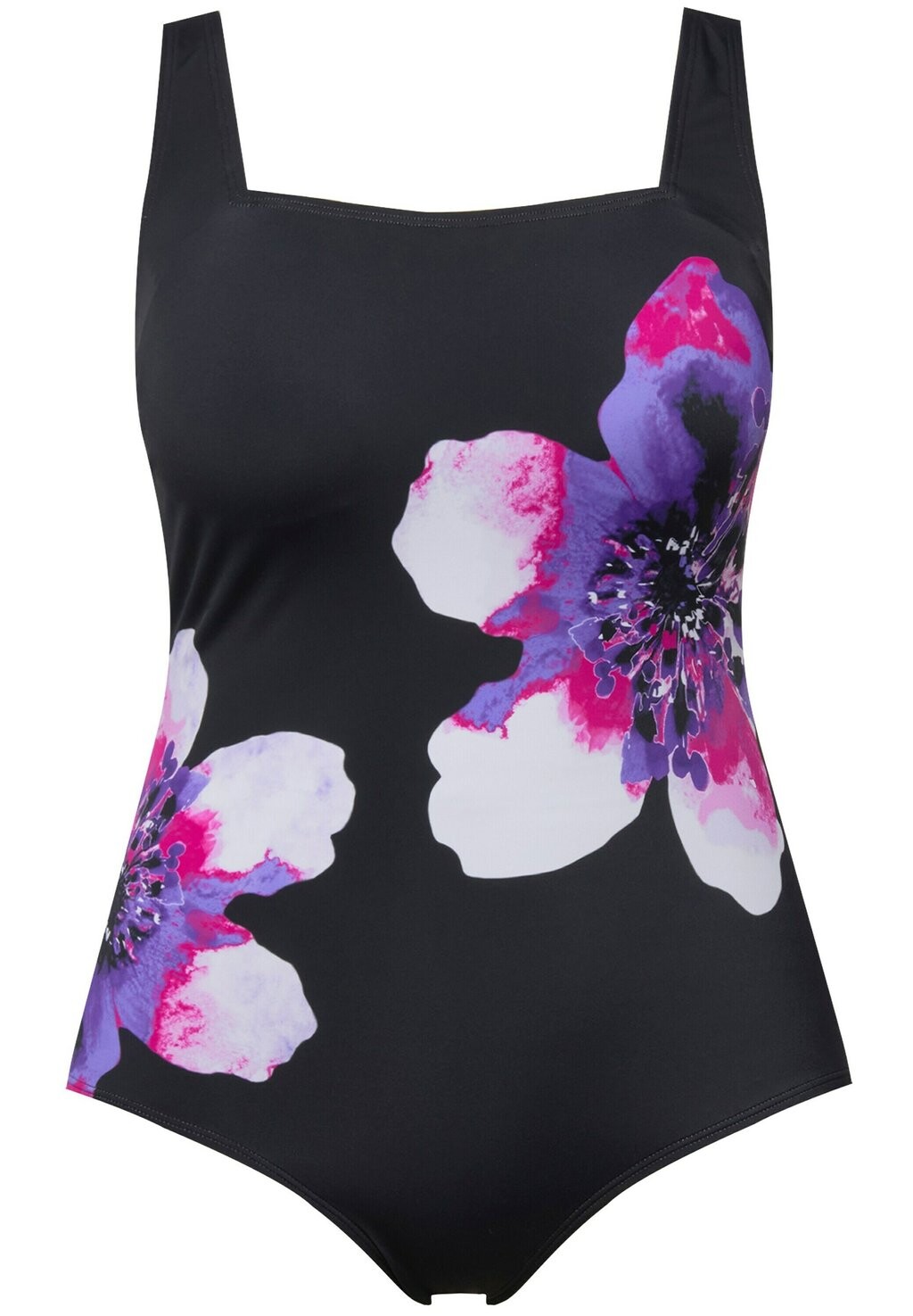 

Купальник FLOWER GRAPHIC Ulla Popken, черный