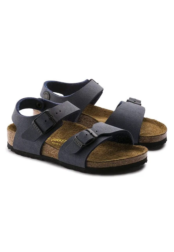 Детские сандалии нью-йорка Birkenstock, Navy — фото 4