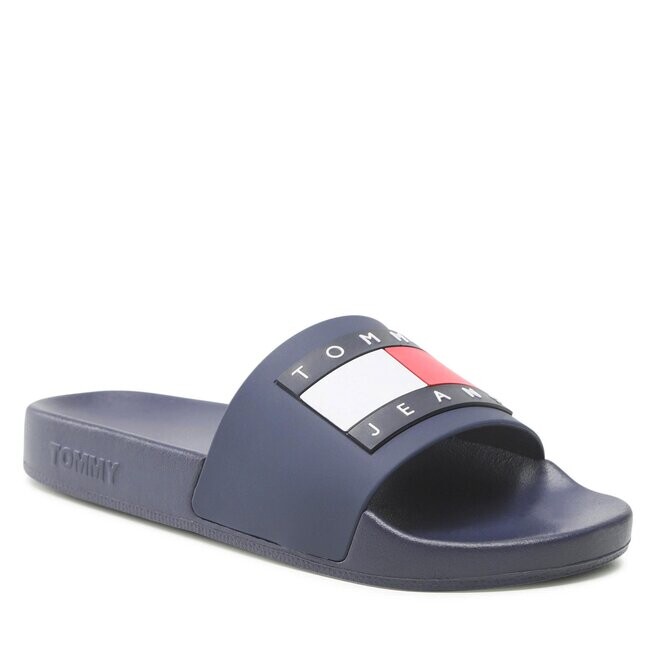 

Шлепанцы Tommy Jeans FlagPool Sld, темно-синий