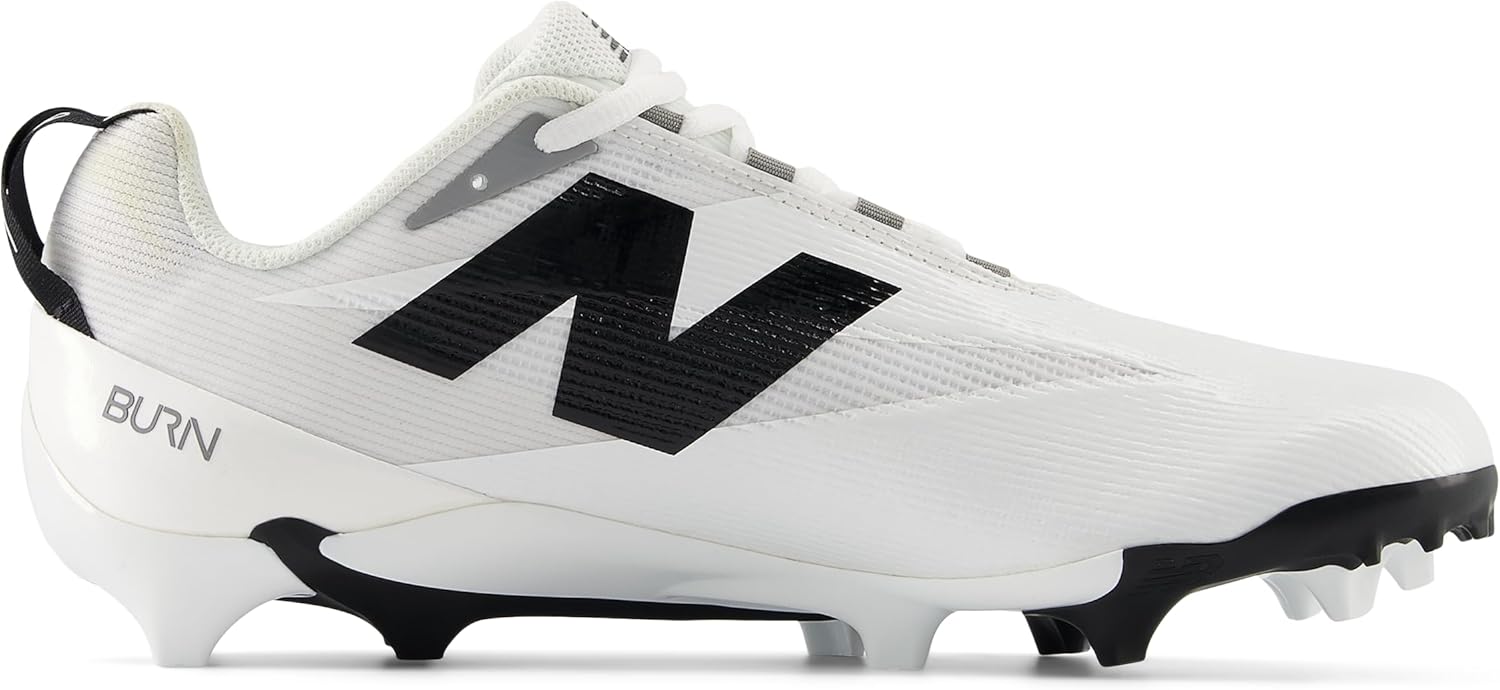 Кроссовки для мужчин New Balance Burnx5, белый/черный/серый — фото 3
