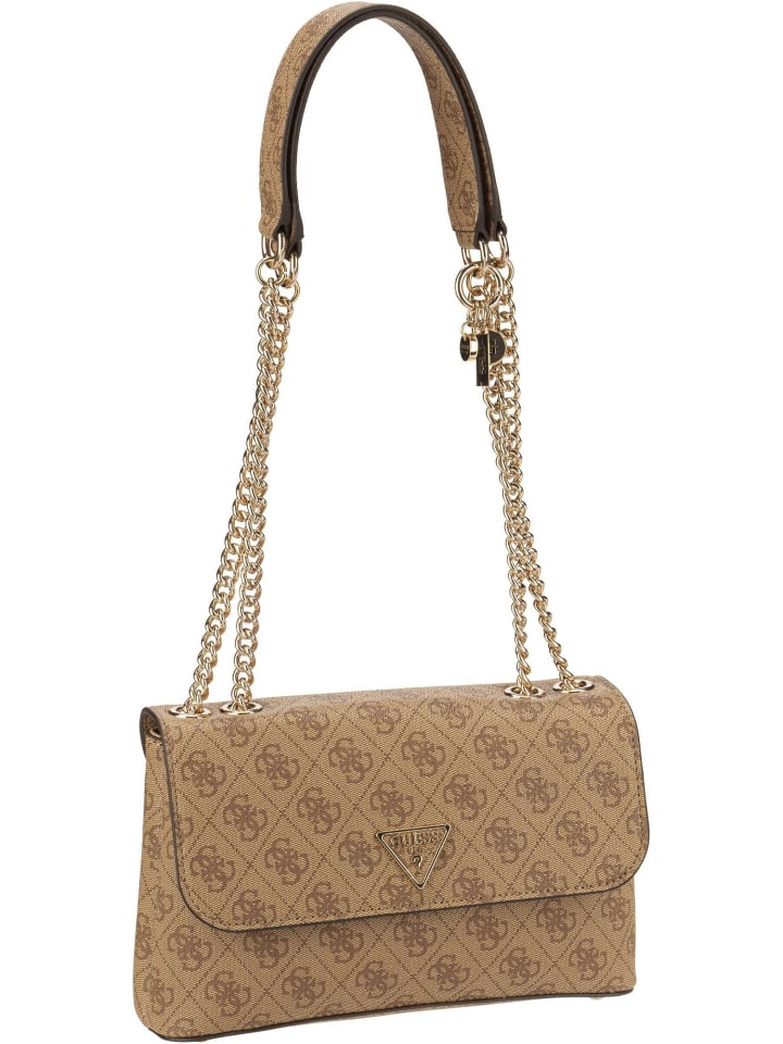 

Сумка Guess, цвет latte logo