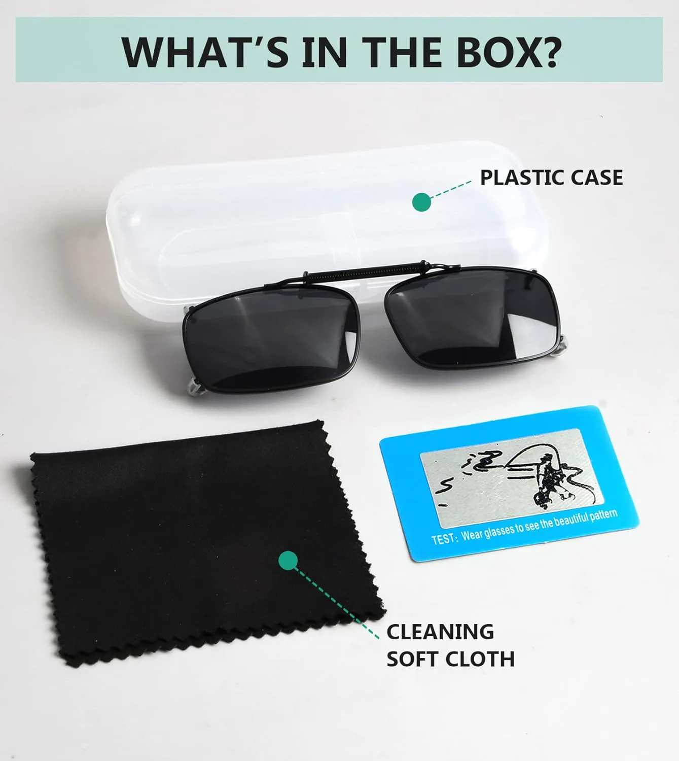 

Комплект из 3 поляризованных солнцезащитных очков Eyekepper с зажимом и пружинной застежкой, серые/коричневые/зеленые линзы, 54 * 34 мм, 3pc-grey+brown+green