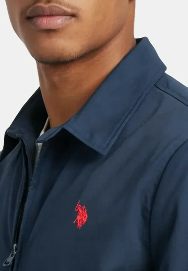 Куртка U.S. Polo Assn. Usmaverrick, темно-синяя — фото 4