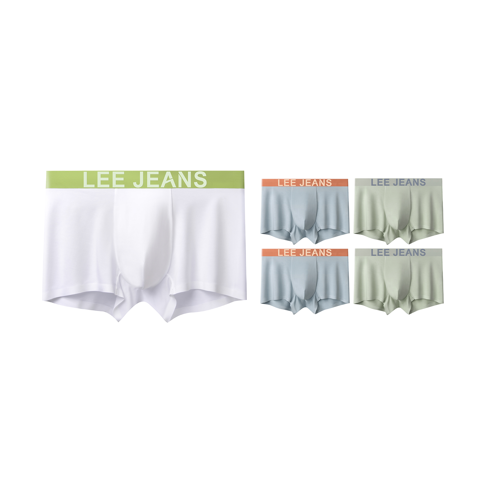 

Sunset 5.0 Sunset 1.0 Трусы мужские бокс 5 штук Lee, зеленый