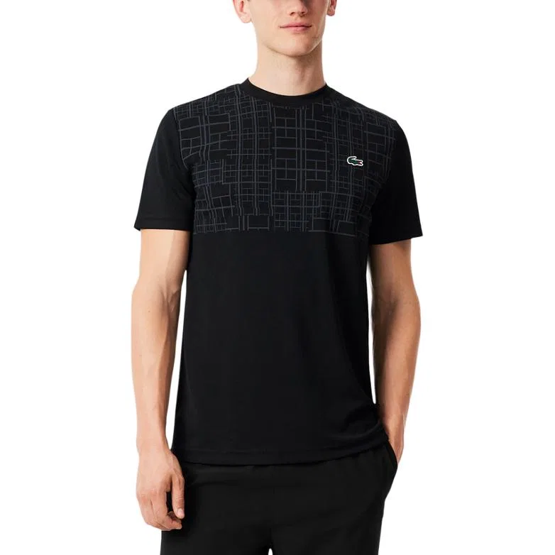 Футболка Lacoste x Novak Djokovic небесно-голубая — фото 3
