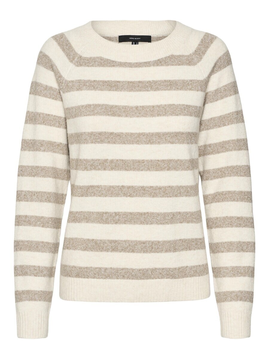 

Свитер VERO MODA Sweater Doffy, цвет Ecru/Brown