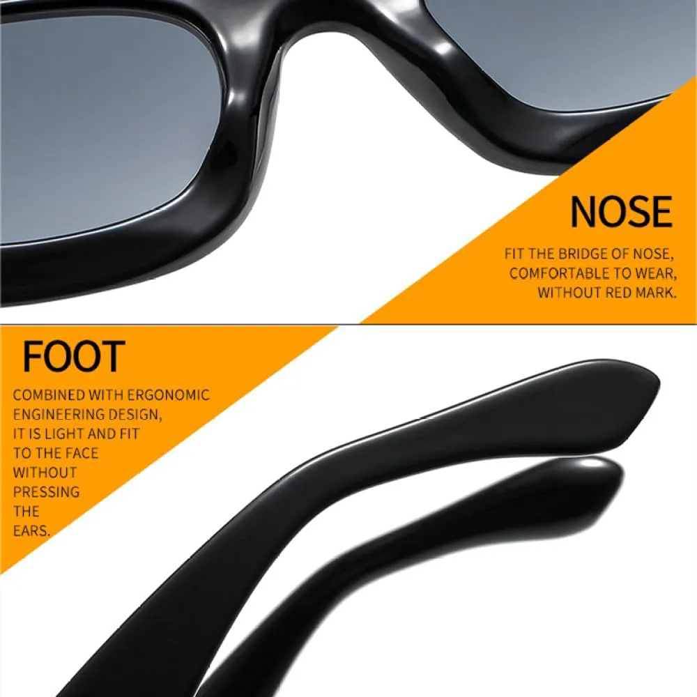 

LVTFCO Популярные модные многоугольные женские солнцезащитные очки UV400 в стиле ретро с заклепками, мужские модные сине-зеленые солнцезащитные очки, Green Grey