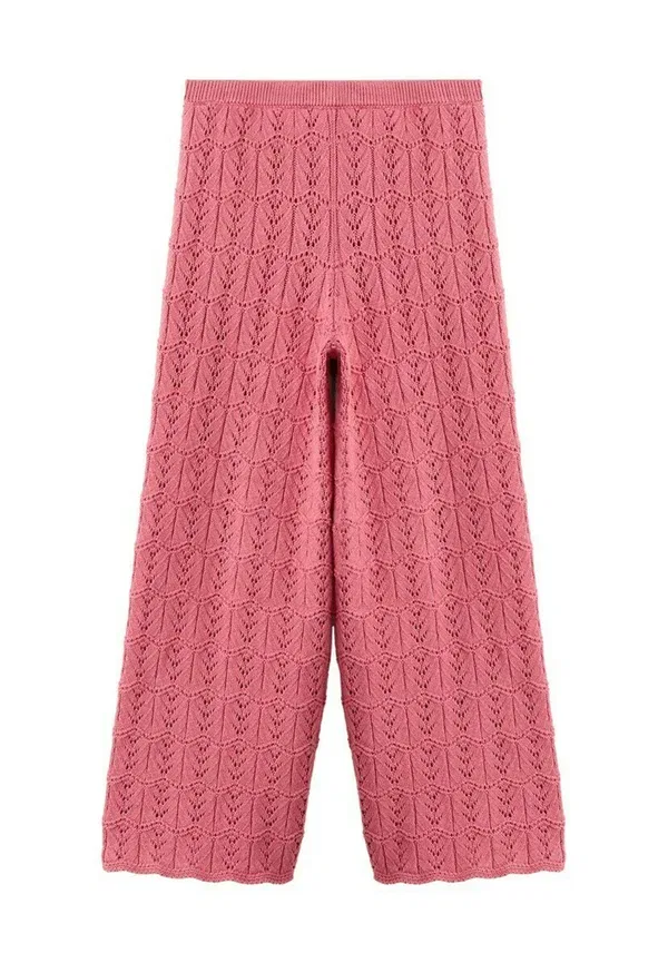 Детские брюки Mango Kids, розовый