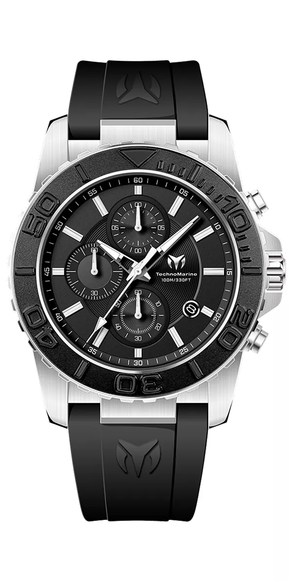 

Мужские кварцевые часы tm-724005 с черным циферблатом Technomarine, black