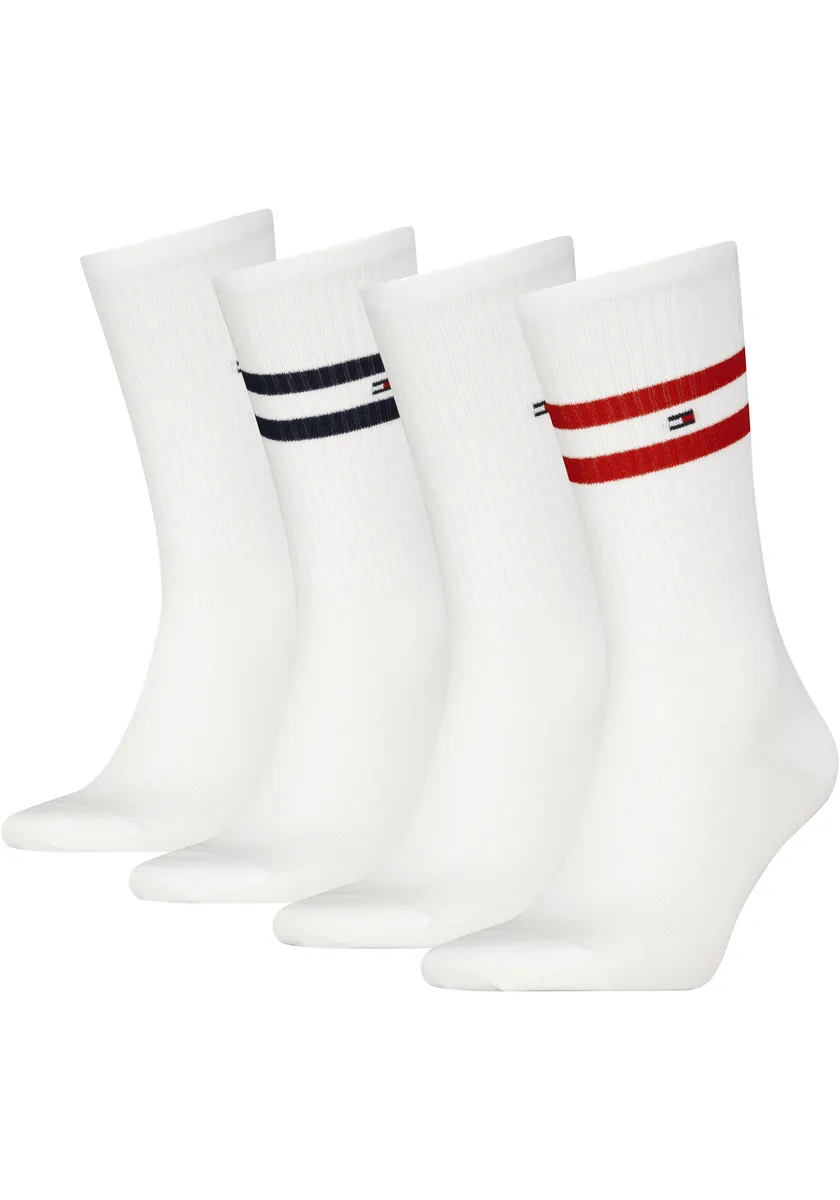 

Носки Tommy Hilfiger (4 шт.) с вышитым логотипом, белый