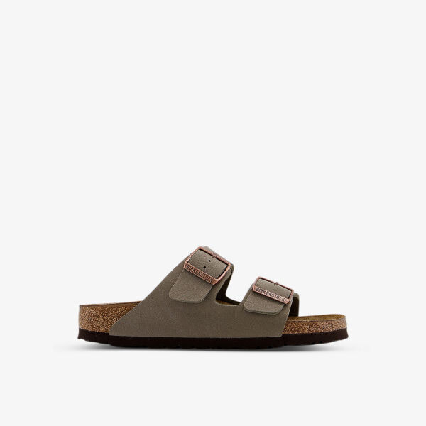 Сандалии arizona из искусственной кожи Birkenstock, цвет stone
