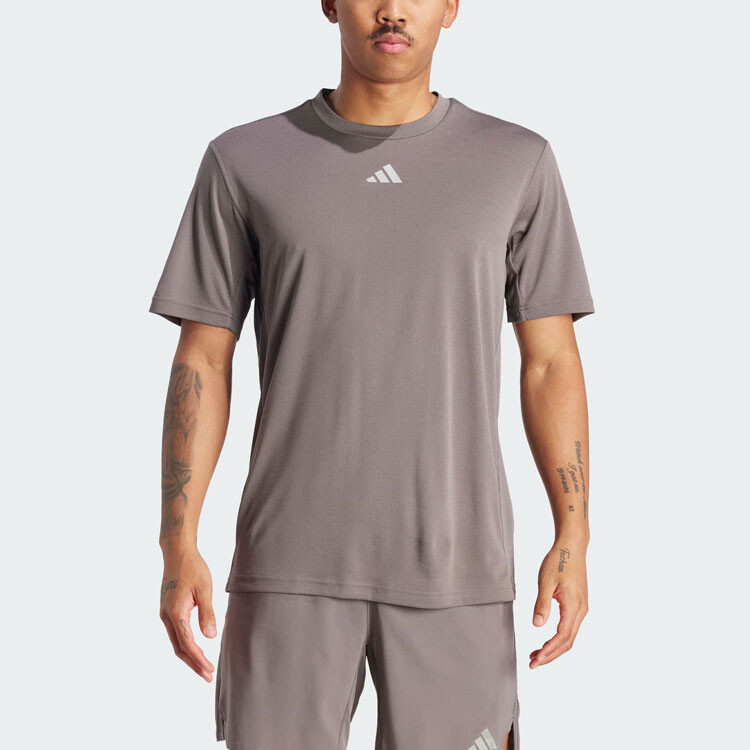 Футболка Hiit мужская серая Adidas, серый — фото 2
