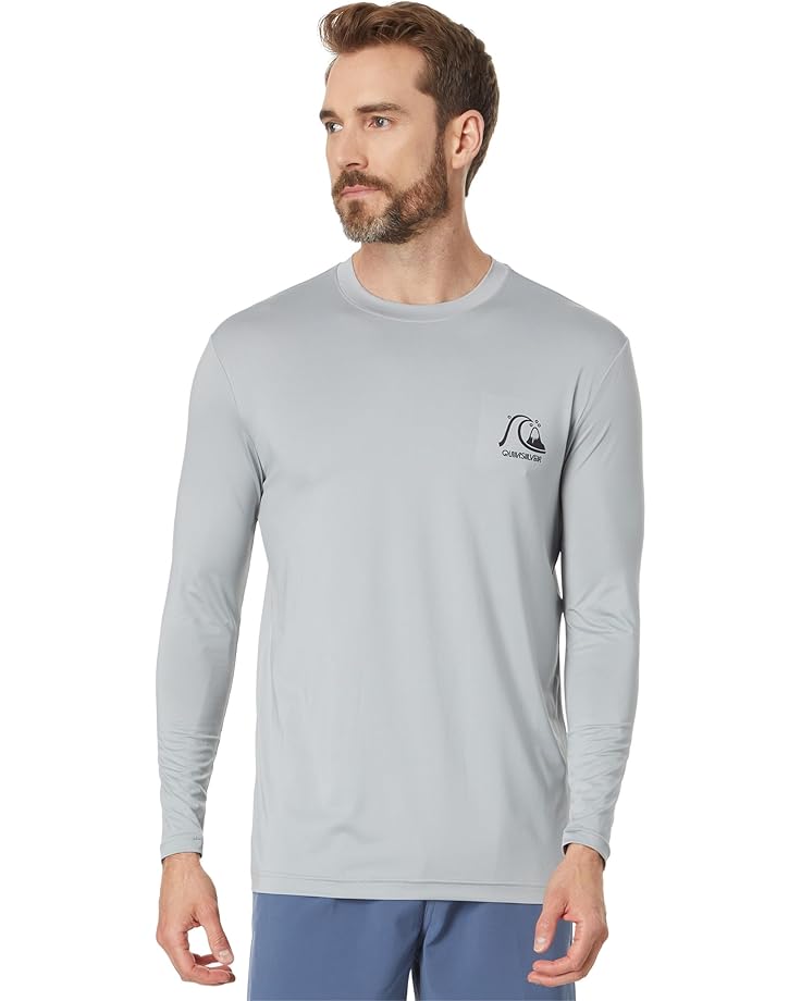

Мужская футболка-рашгард Quiksilver Dna Bubble Logo с длинным рукавом, Quarry, Серебристый, Мужская футболка-рашгард Quiksilver Dna Bubble Logo с длинным рукавом, Quarry
