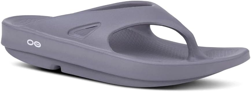 

OOFOS унисекс-взрослые сандалии Ooahh Sport Flex, серый