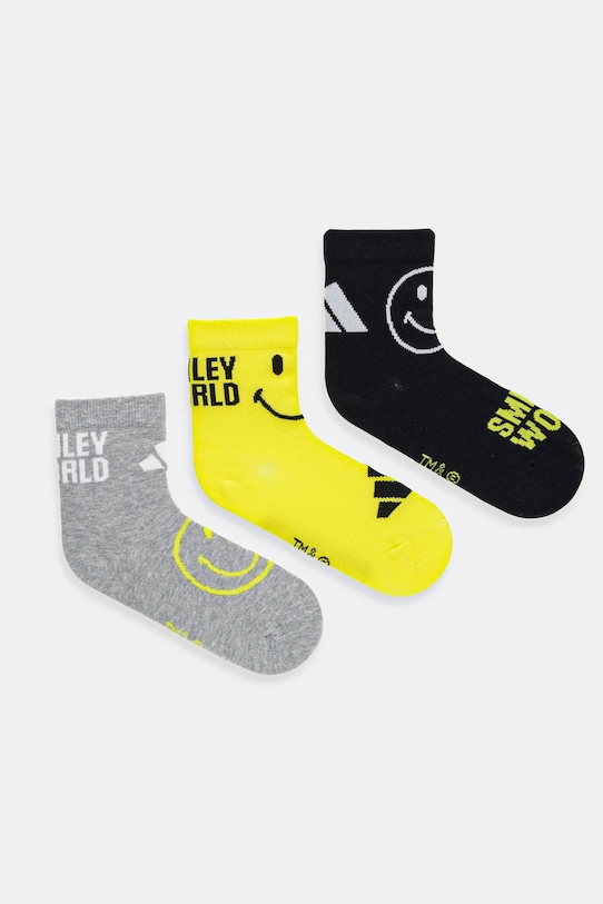 

Детские носки SMILEY, набор из 3 пар Adidas Performance, черный