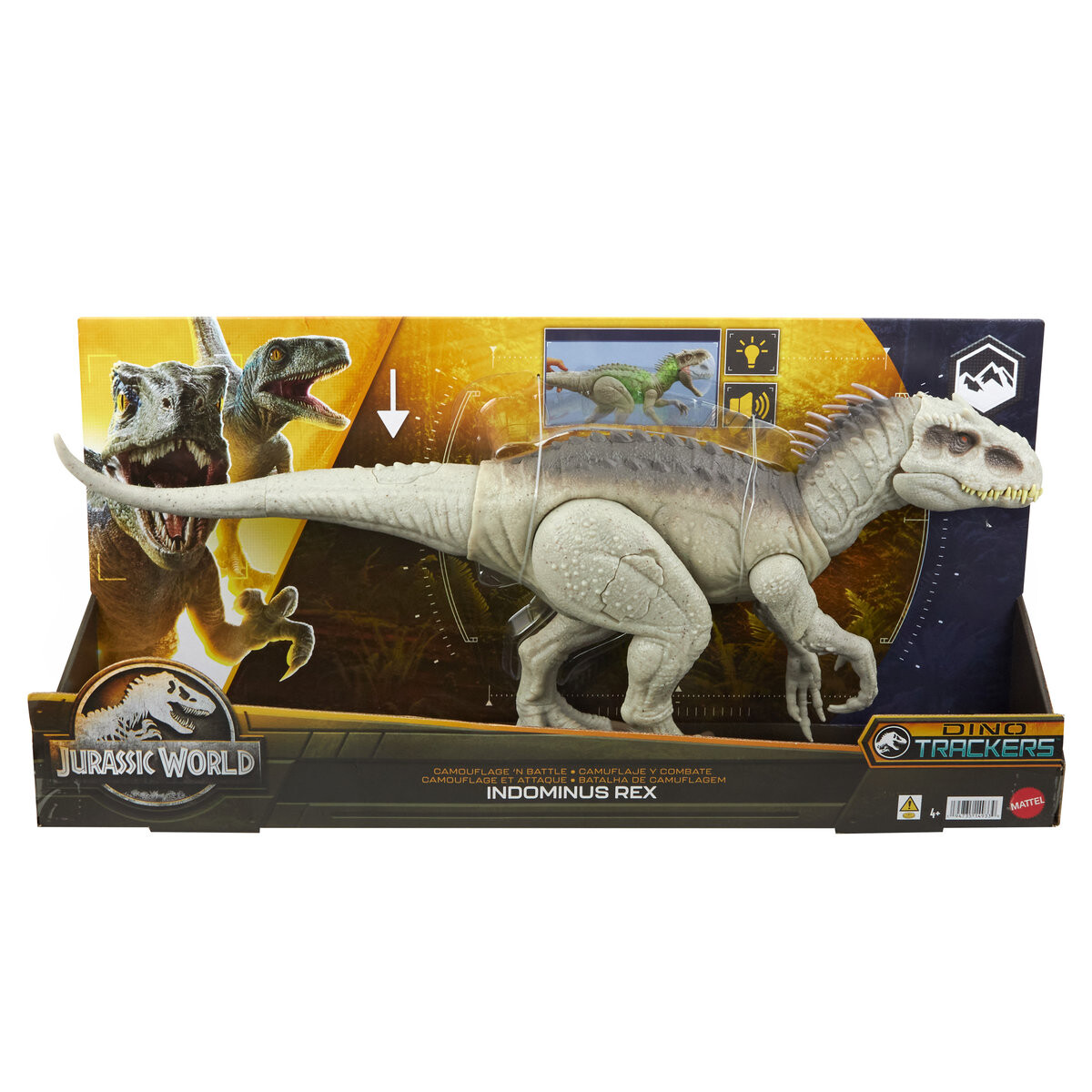 

Мир Юрского периода, фигурка динозавра, Indominus Rex, Hnt63 Mattel