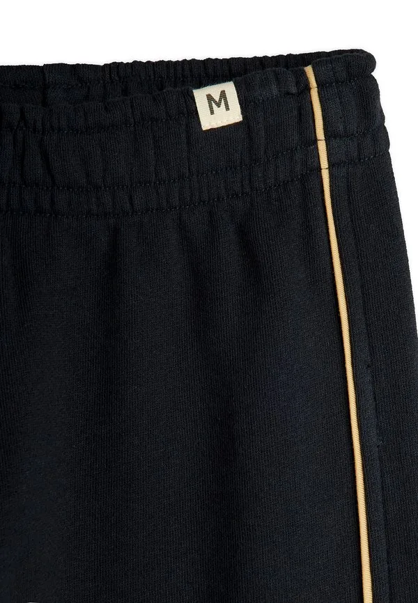 Однотонные спортивные штаны с окантовкой Mini Rodini, Black — фото 3