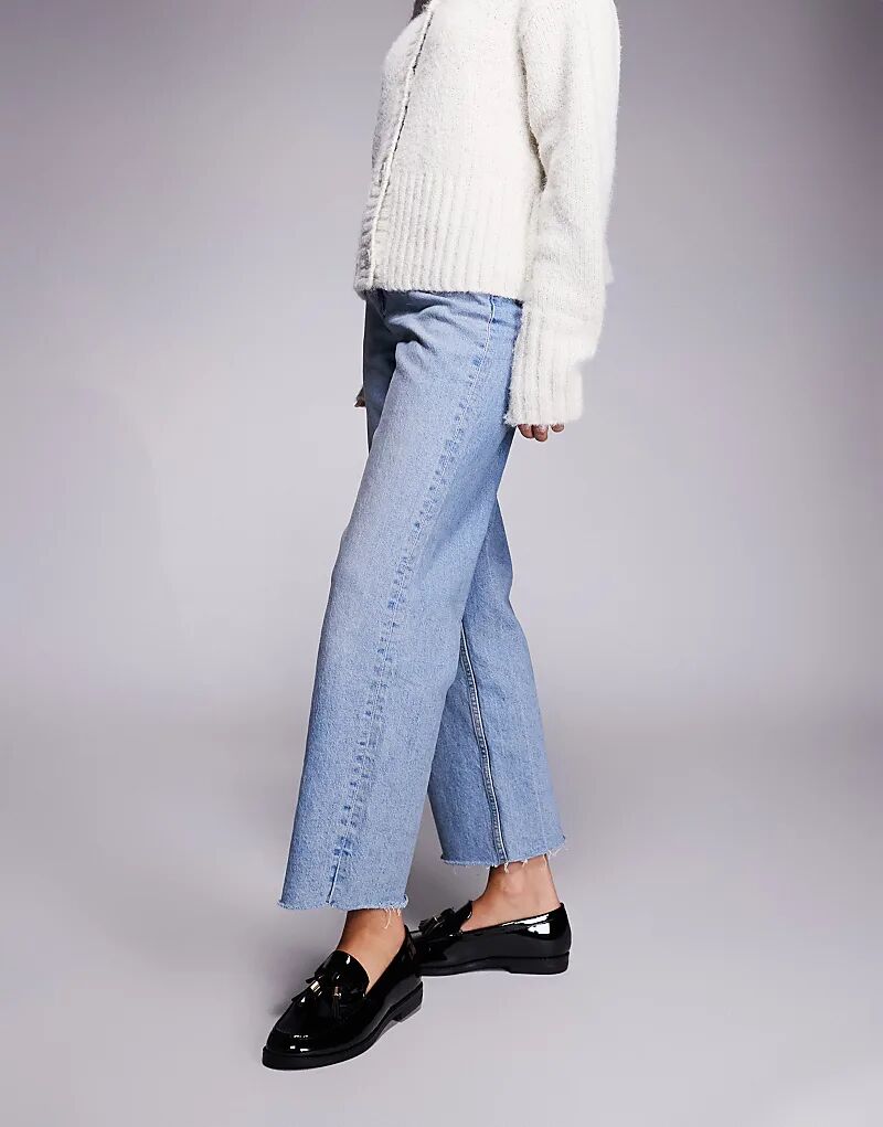 Лоферы River Island с кисточками из черного лака — фото 4