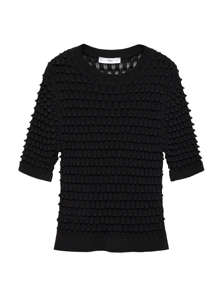 

Тонкий вязаный свитер MANGO Sweater BRUNI, черный