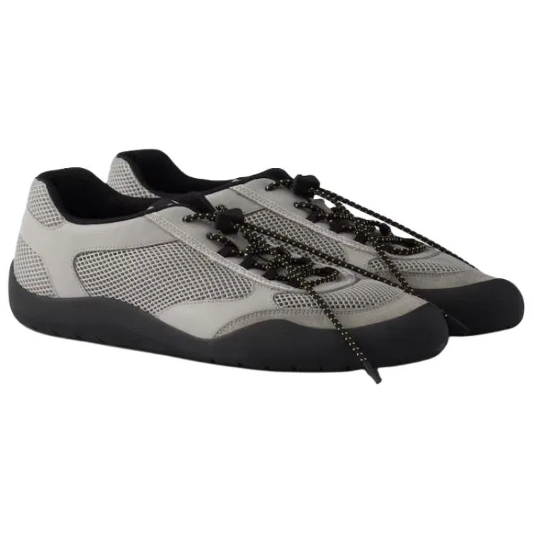 Кроссовки Speedrock Low Top Gray PRADA — фото 4