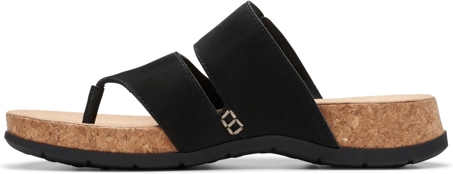 Сандалии Clarks Reileigh Park, цвет Black Nubuck — фото 4