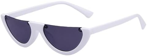 

Стильные солнцезащитные очки небольшого размера в полуободковой оправе для женщин, модные солнцезащитные очки в винтажном стиле, защита от ультрафиолета UV400 MTZJH, C9