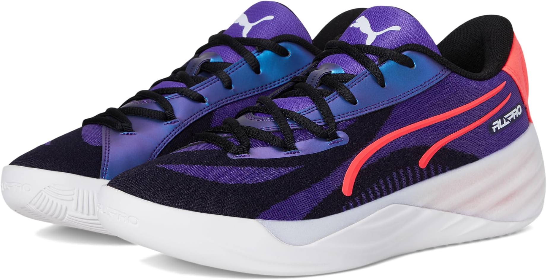 

Кроссовки PUMA All-Pro Nitro, цвет Team Violet/PUMA Black/Pink Alert