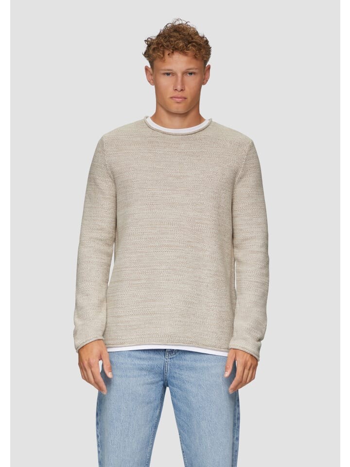 

Пуловер QS Strickpullover langarm, коричневый