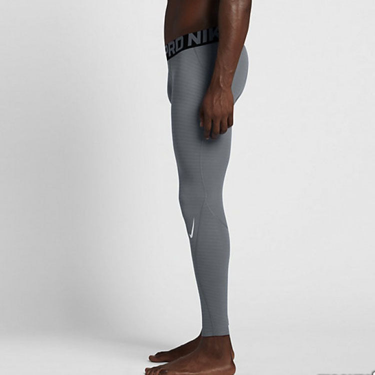 Спортивные брюки Nike Pro Warm Dri-FIT Compression Tights 725039-065, серый — фото 3