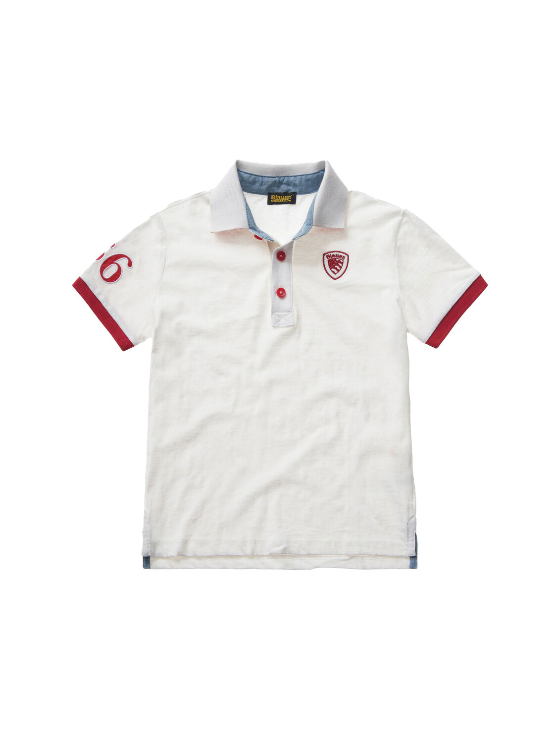 

Рубашка polo in cotone bambino Blauer, белый