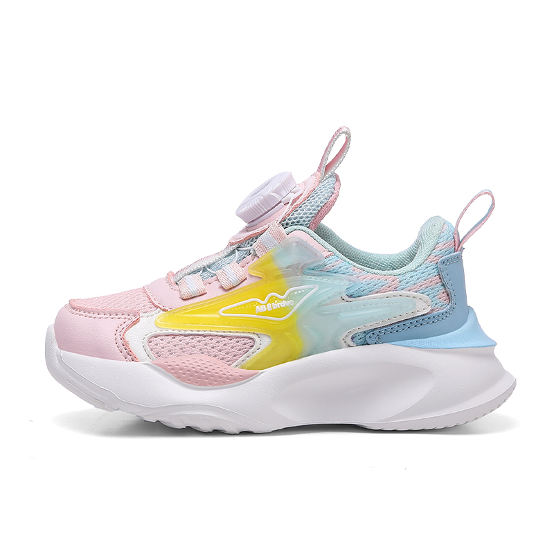 

Нескользящие низкие повседневные кроссовки для детей RHOBESAM, розовый