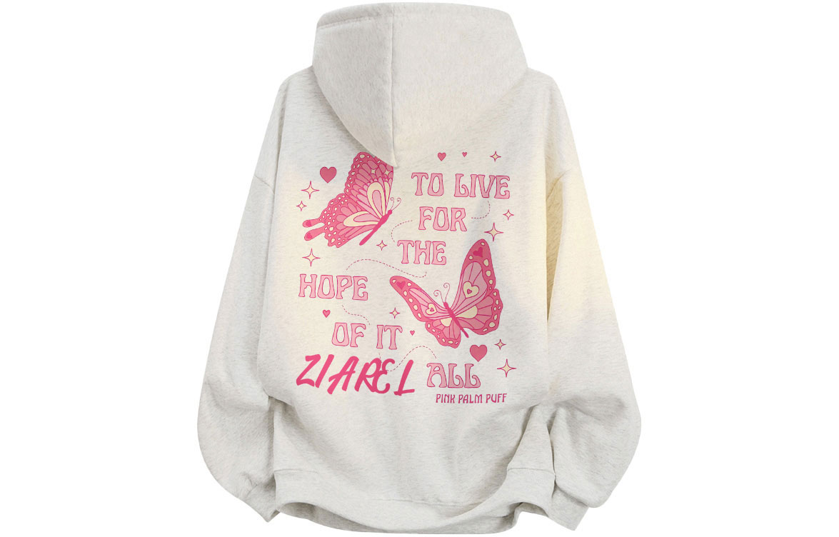 

Толстовка Unisex Hooded Moderate Heavyweight ZIAREL, белый heather серый