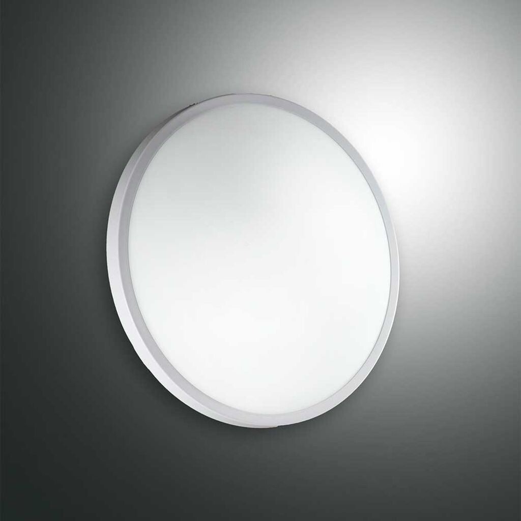 

Настенный светильник Fabas Luce Plaza белый, IP41, E14