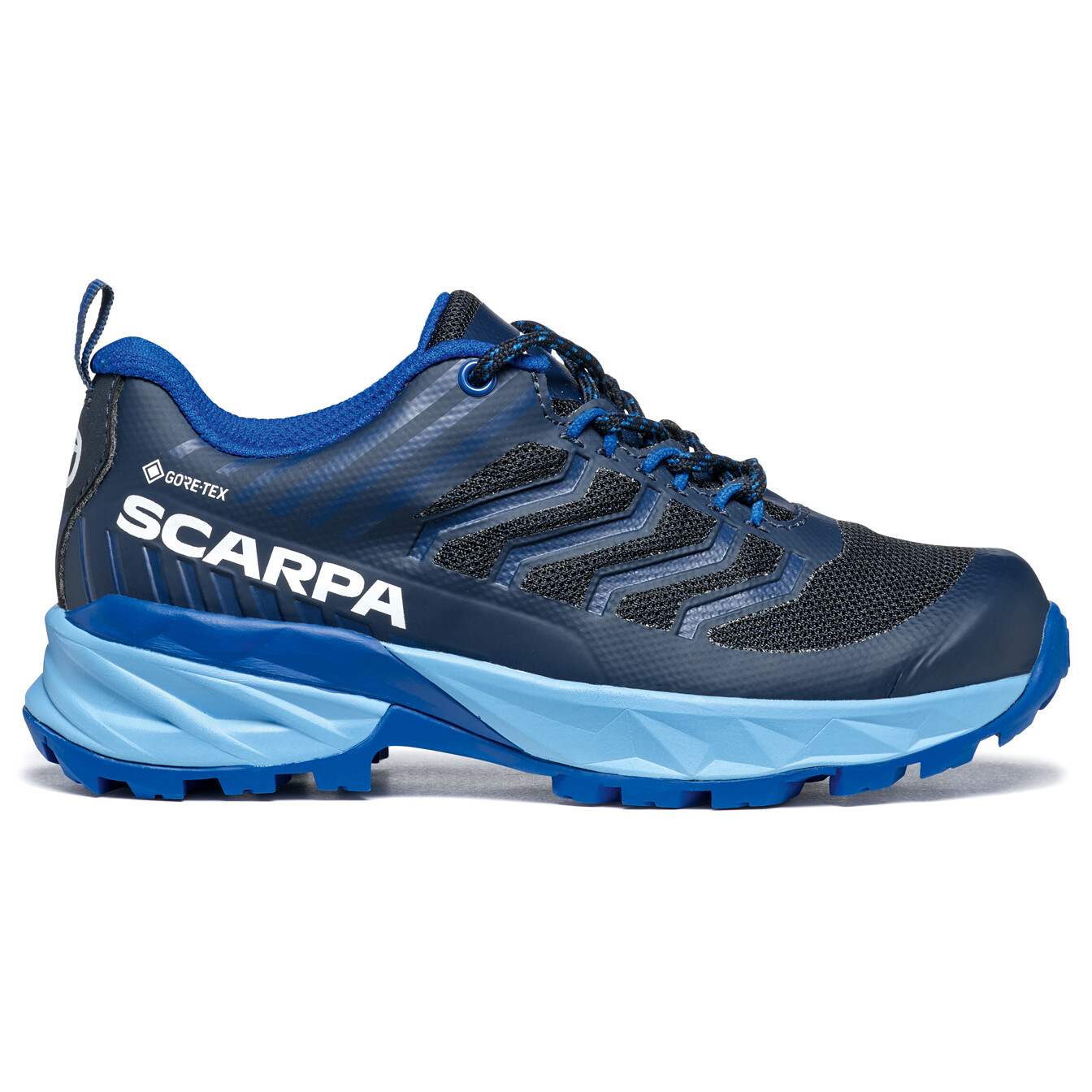 

Мультиспортивная обувь Scarpa Kid's Rush GTX, цвет Black/Lakeblue