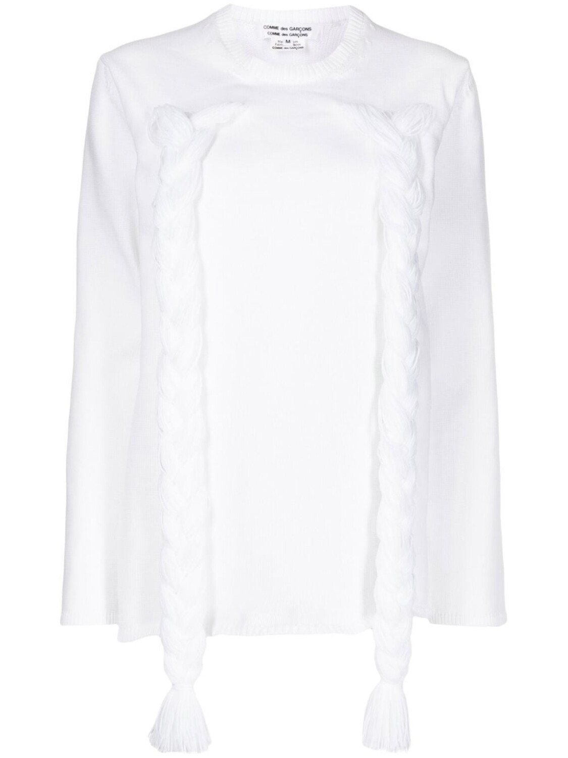 

Джемпер с плетеной отделкой Comme Des Garçons Comme Des Garçons, белый