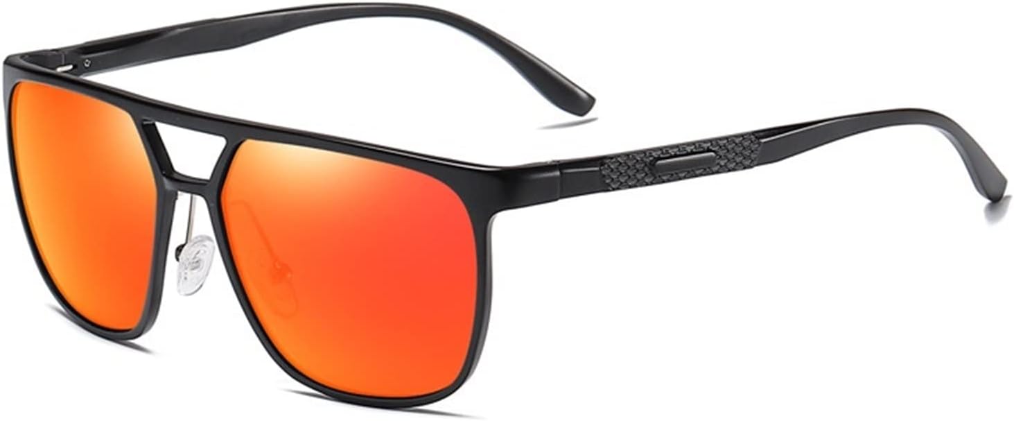 

Модные солнцезащитные очки из алюминиево-магниевого сплава для мужчин и женщин, с большой оправой, поляризованные, для отдыха, рыбалки (Цвет: D, Размер: Средний) MTZJH, One Color