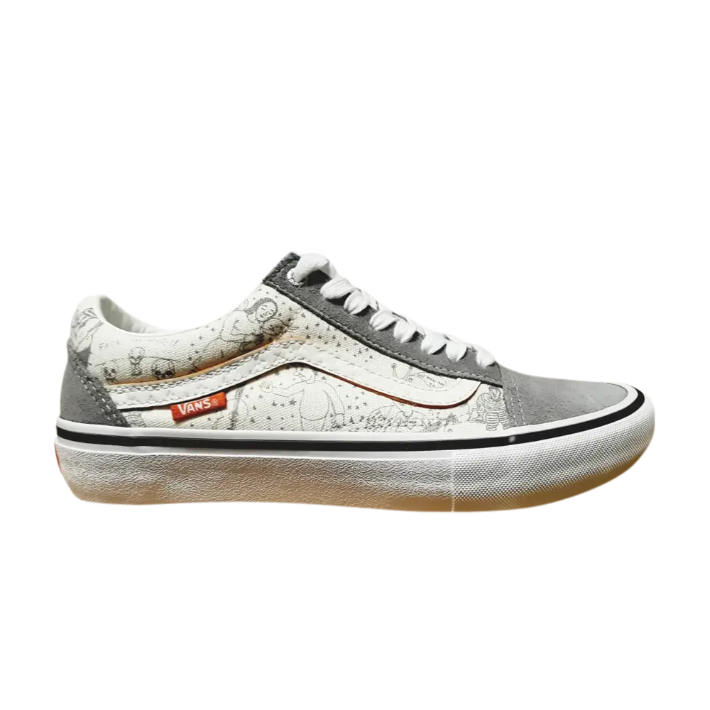 Кроссовки No-Comply x Daniel Johnston x Old Skool Vans, серый