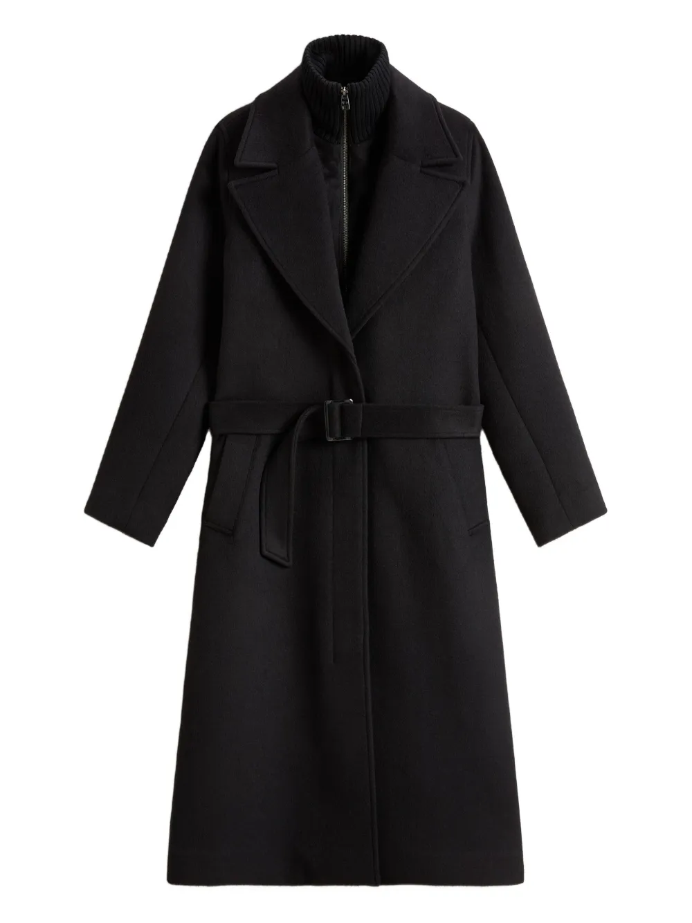 

Пальто из смесовой шерсти WOOLRICH, черный