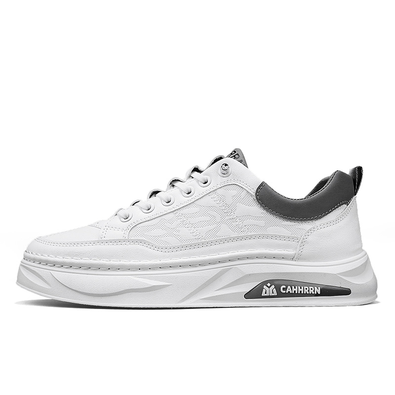 

Bull charm Мужские скейтерские кроссовки бело-серые, цвет White Gray