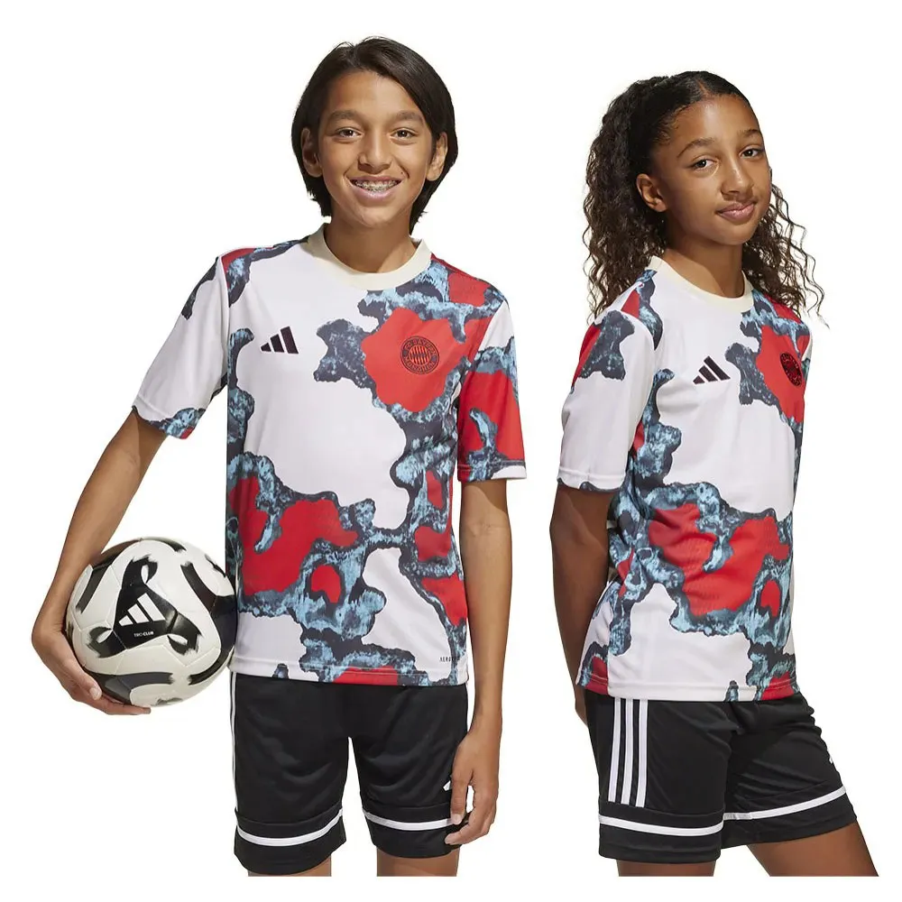 

Футболка с коротким рукавом adidas FC Bayern 24/25 pre match junior, разноцветный