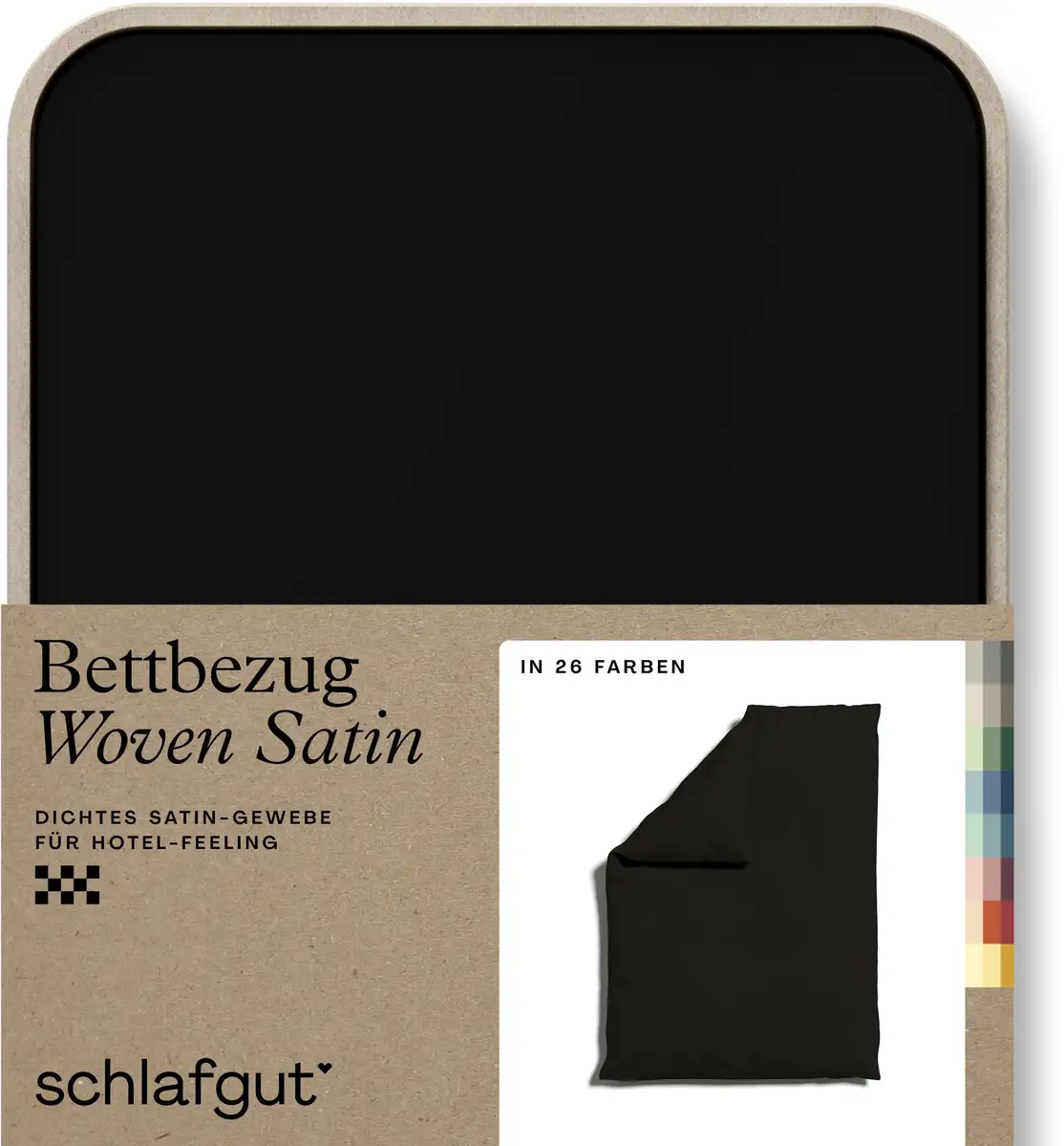 

Пододеяльник Schlafgut, черный
