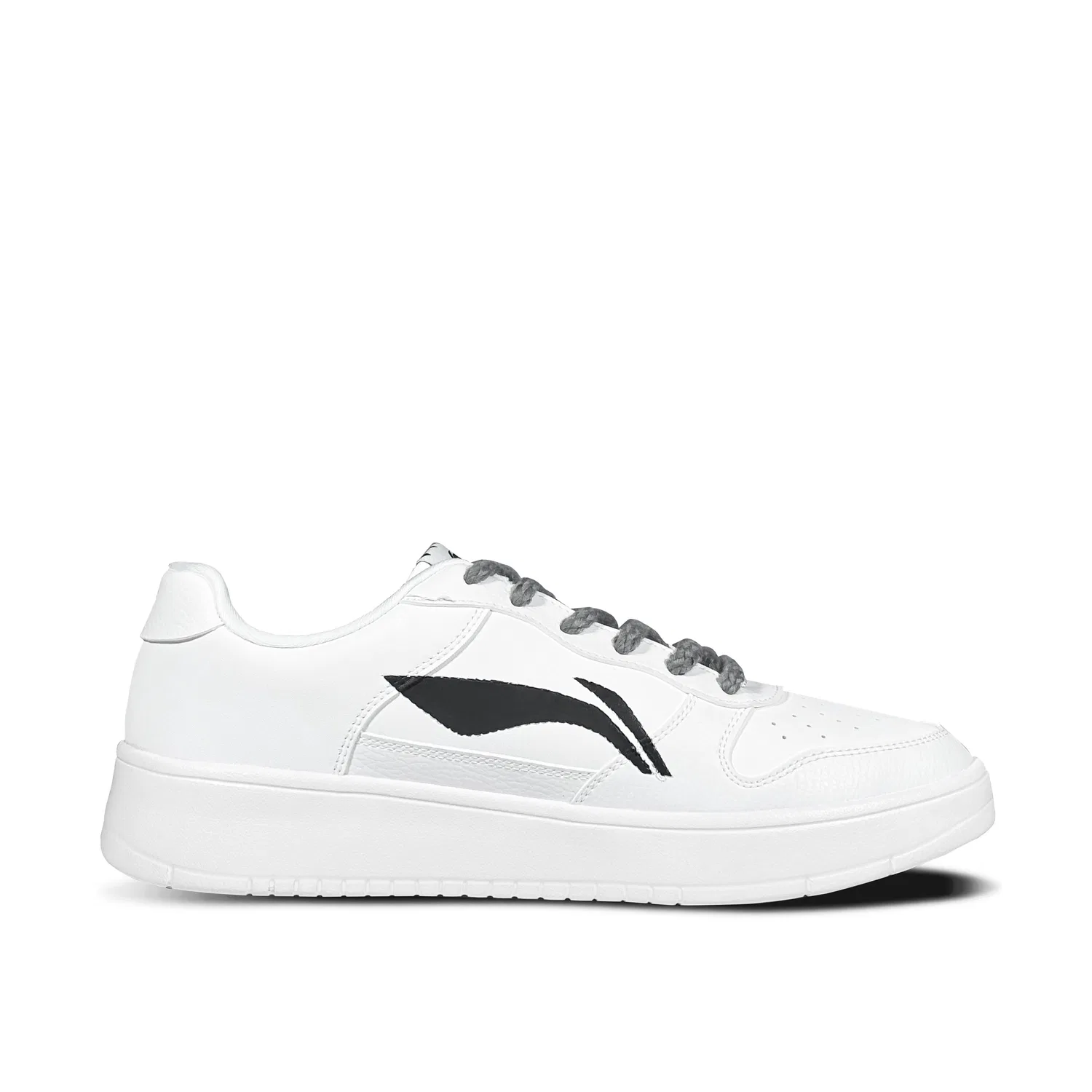 Кроссовки скейтбордические с принтом Li-Ning Black White — фото 3