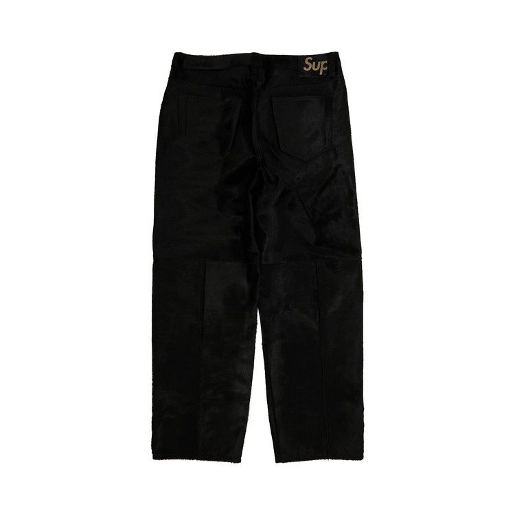 Джинсы Supreme Ponyhair Loose Fit 5-Pocket Jean, Black — фото 2