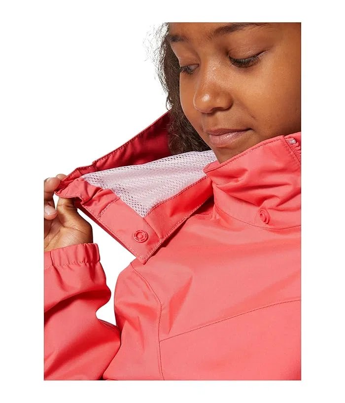 Куртка с капюшоном водонепроницаемая Crew Hooded Jacket Helly Hansen Kids, Meta Pink — фото 4