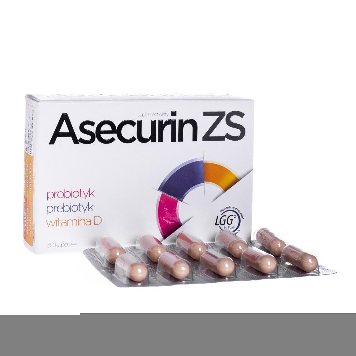 

Биологически активная добавка, Asecurin ZS, Добавка , 30 капсул Aflofarm
