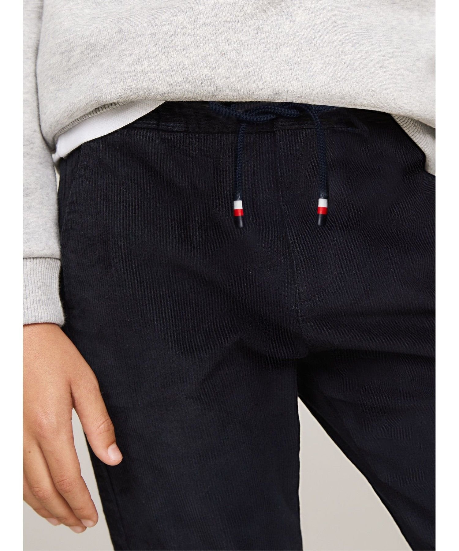 (K) Вельветовые брюки для мальчиков от Томми Хилфигера TOMMY HILFIGER, Ivory — фото 3