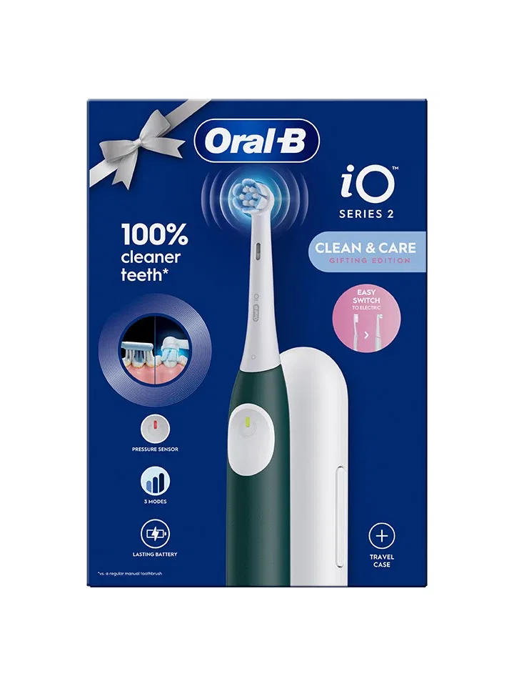 Электрическая зубная щетка с iO-технологией Oral-B зеленая — фото 2