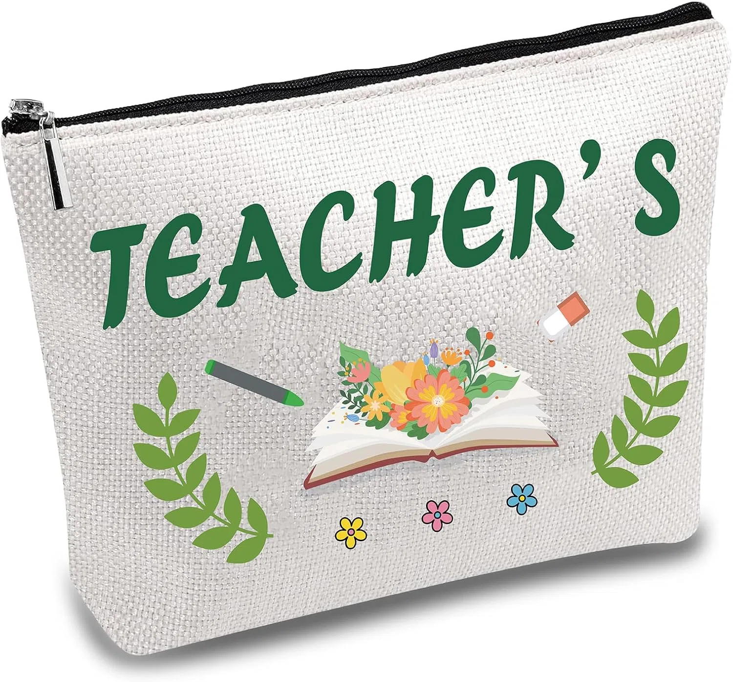 Косметичка CREATCABIN из холста с принтом для учителя Creatcabin, Teacher