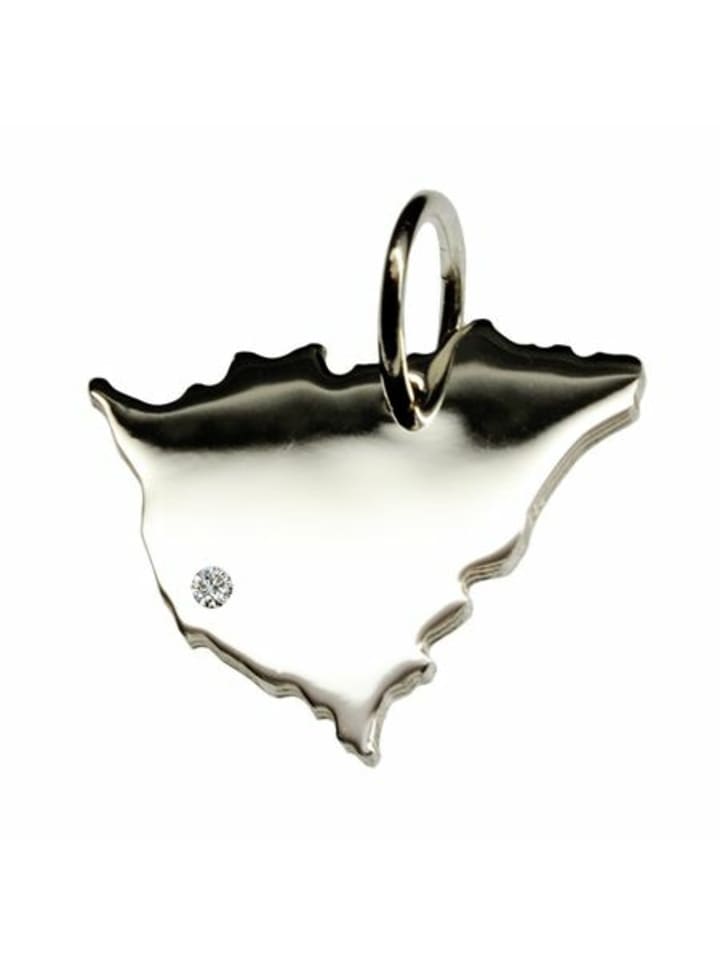 

Schmuckador Подвеска из Никарагуа с блестящим серебром 925 пробы (0,015 карата) в серебряной оправе